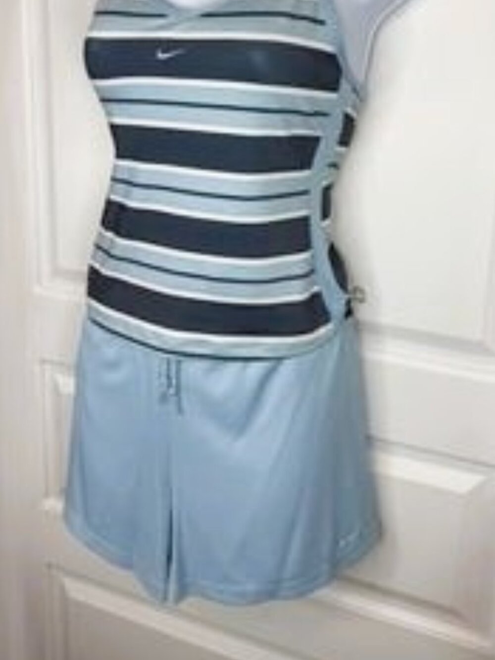 Nike Dri-FIT Light Blue Athletic Shorts Drawstring Women’s Size S